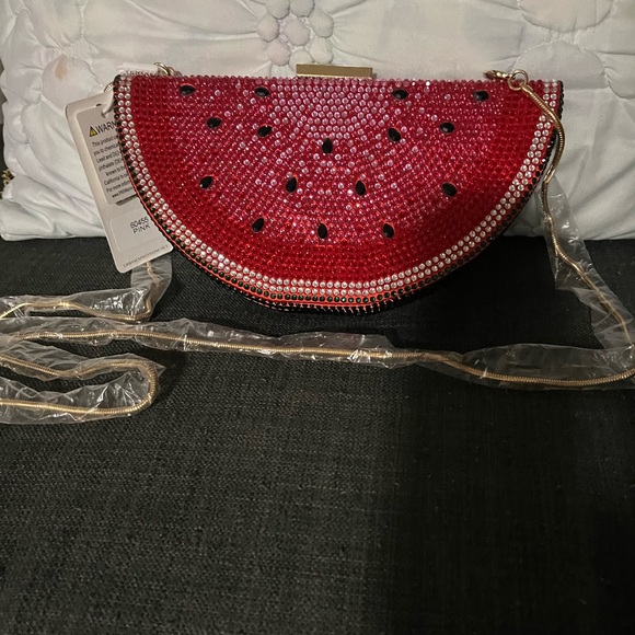 kate spade Handbags - Sparkly Watermelon Clutch Novelty Bag